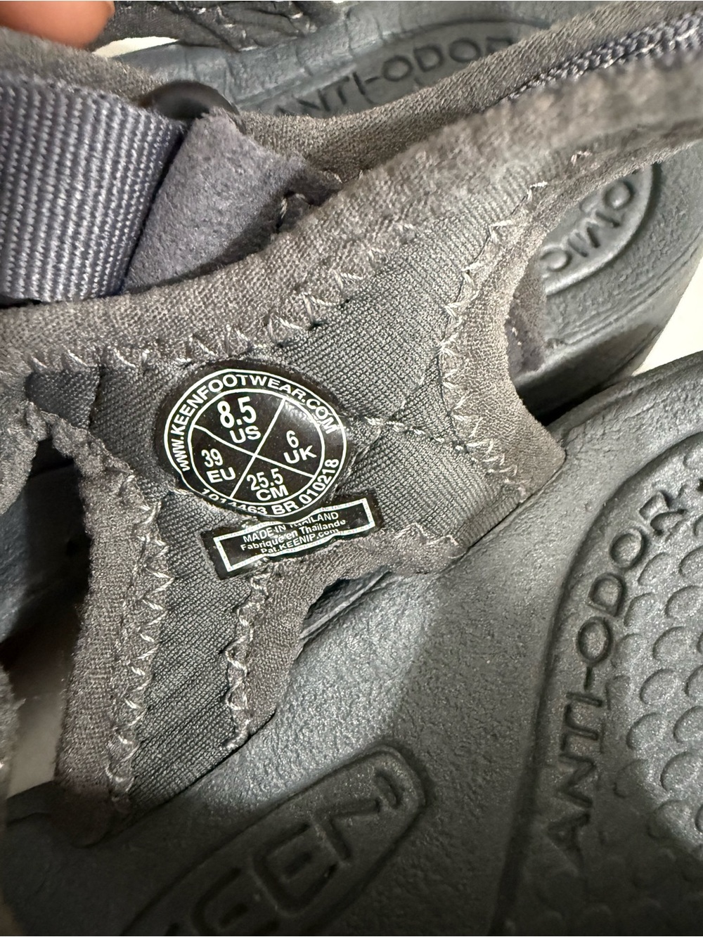 Keen Women's Charcoal Gray Open-Toe Sport Sandals - Picture 4 of 6